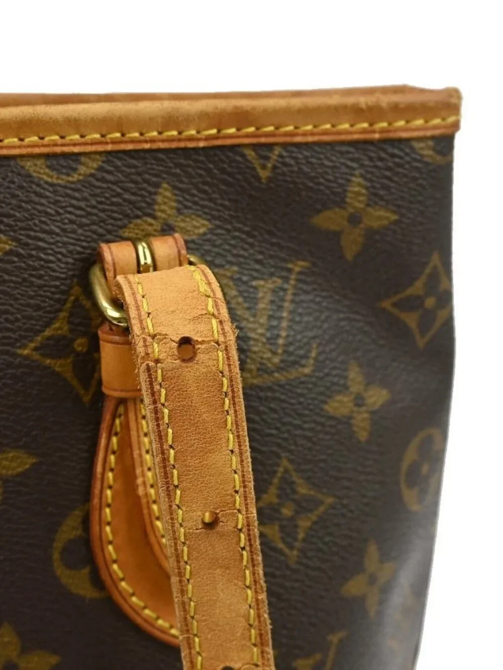 Best02 LOUIS VUITTON MONOGRAM BUCKET PM TOTE BAG M42238 FL0093 YQ06669